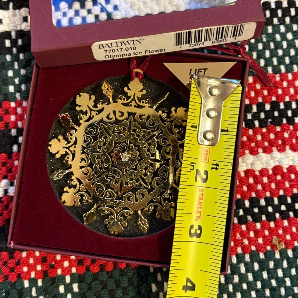 🆕BALDWIN “Olympia” Ice Flower Collectible Ornament